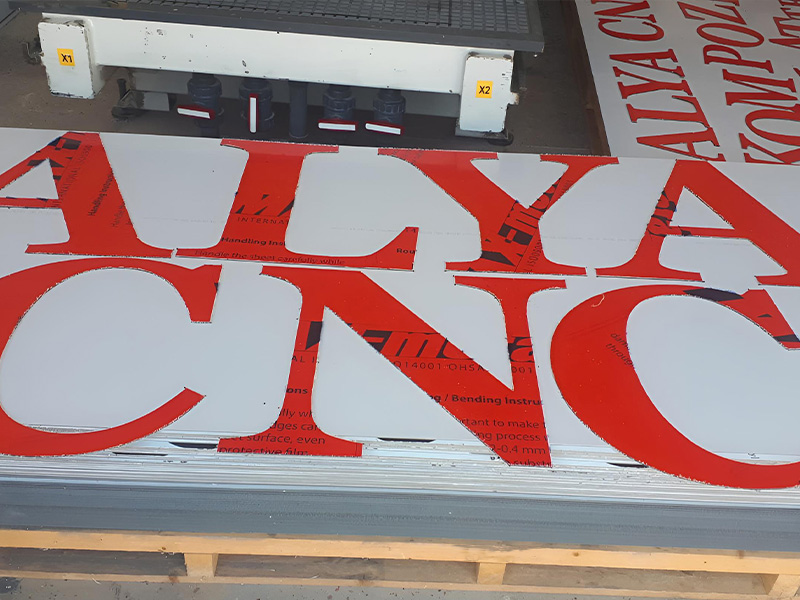 CNC Harf Kesim